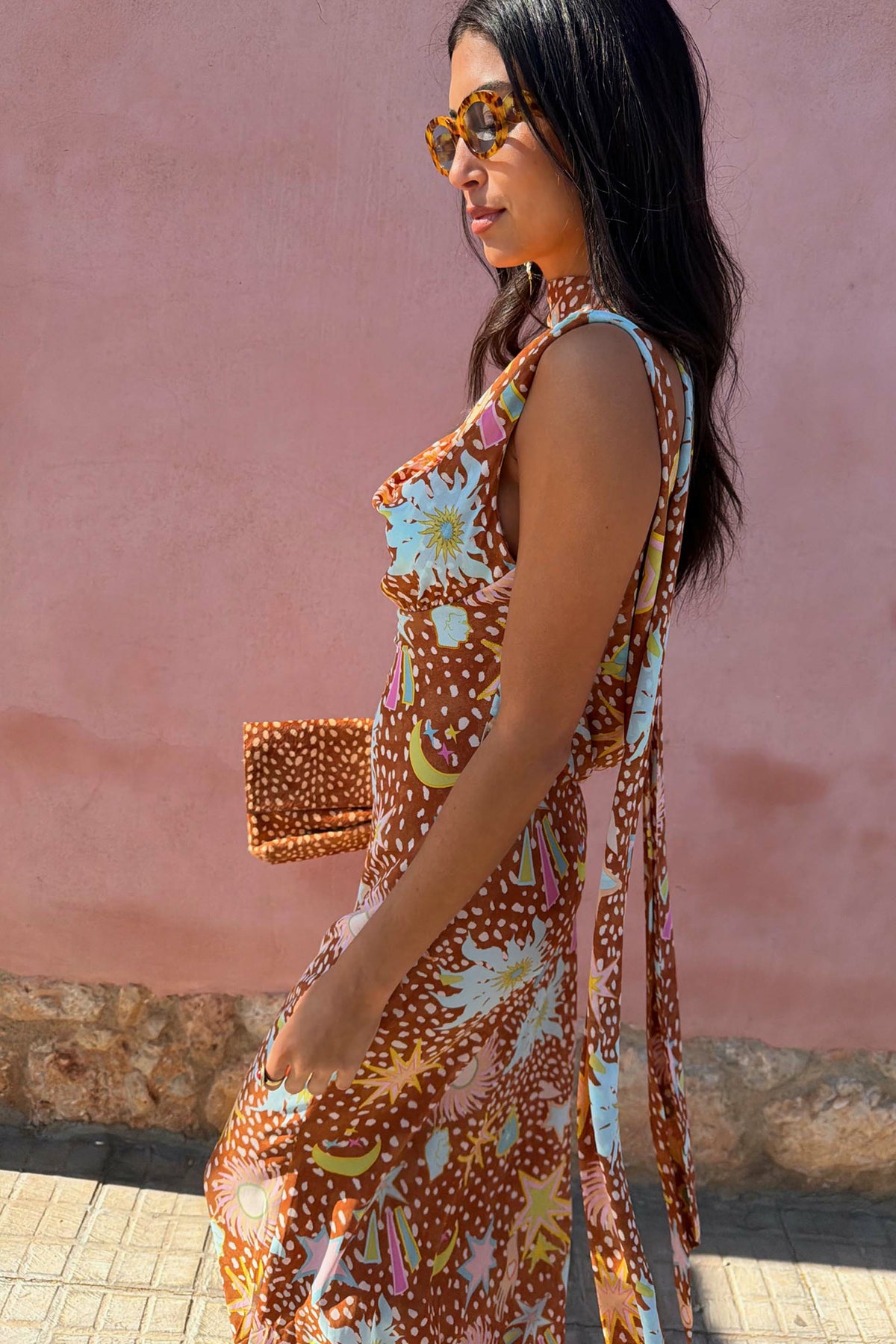 Star Deer Sophie Dress, Multi-wear Detachable Scarf - Never Fully Dressed | Never Fully Dressed Sale