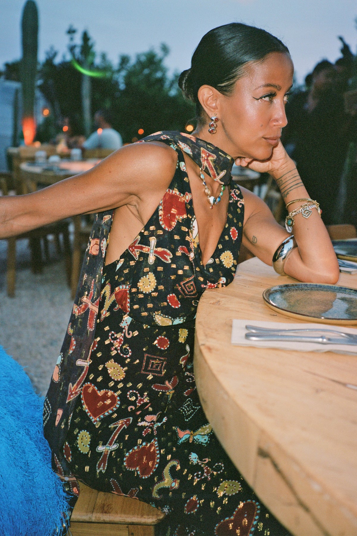 Black Astra Sophie Midi Dress | Never Fully Dressed Exclusive