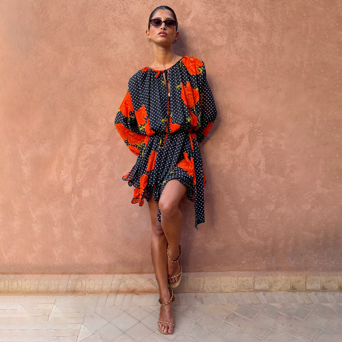 Black Poppy Ella Mini Dress | Never Fully Dressed Smart Buy