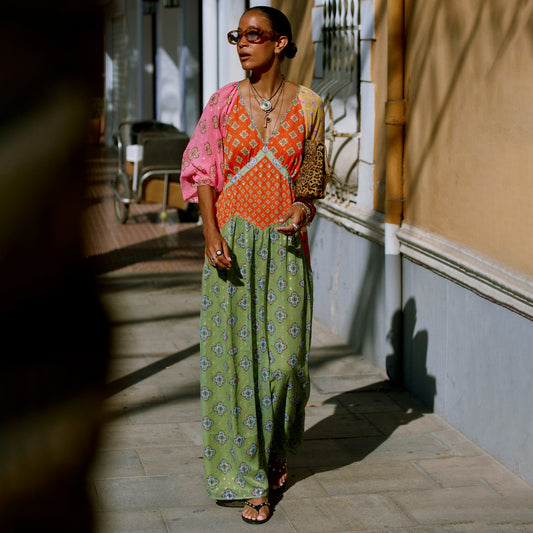 Pink Mix Tile Una Dress | Never Fully Dressed Top Pick