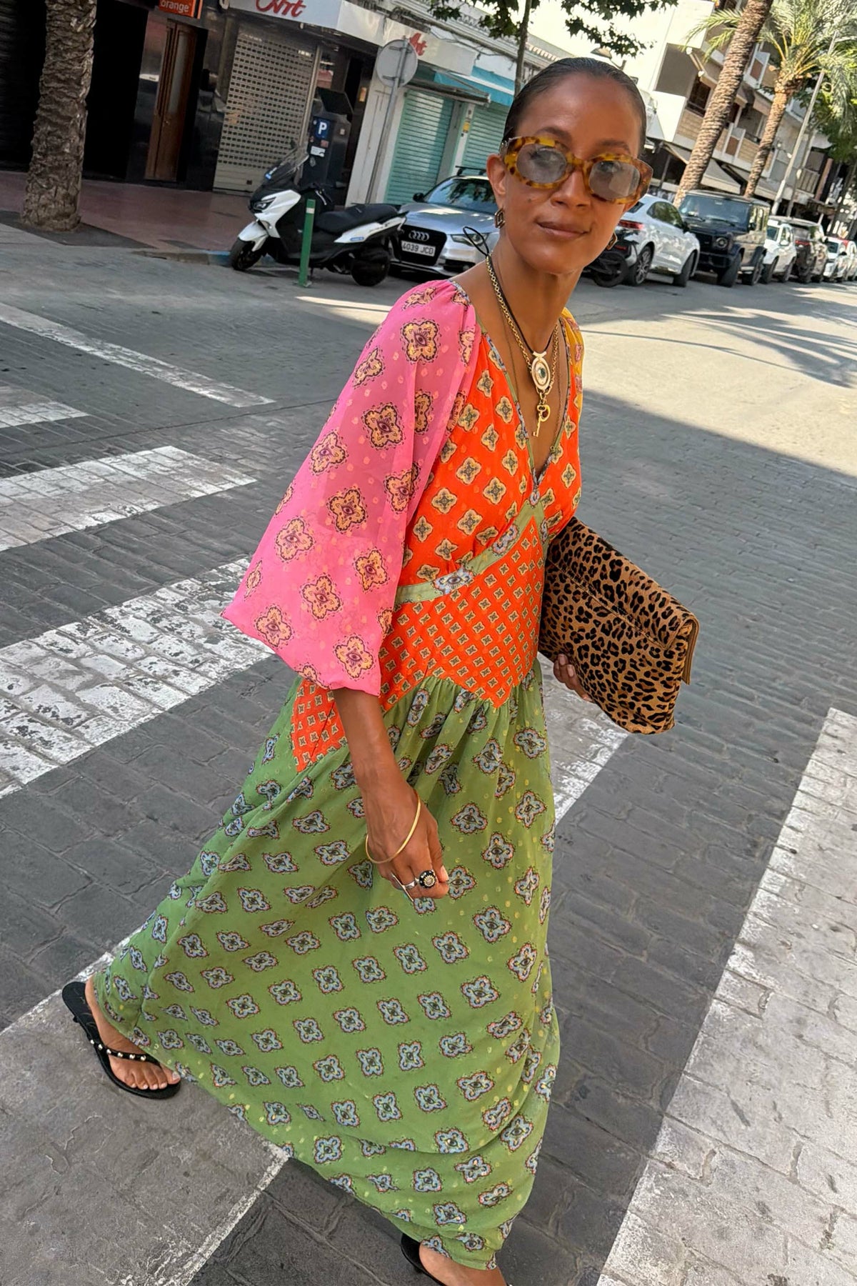 Pink Mix Tile Una Dress | Never Fully Dressed Top Pick