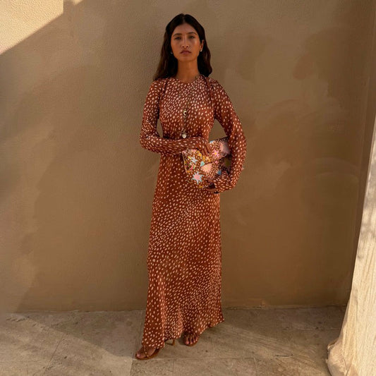 Deer Soho Print Dress - Wedding Guest | Never Fully Dressed Signature