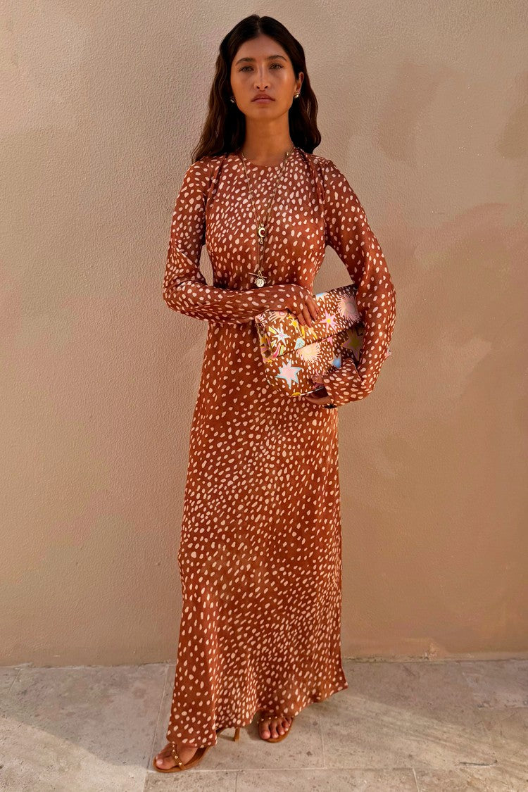 Deer Soho Print Dress - Wedding Guest | Never Fully Dressed Signature