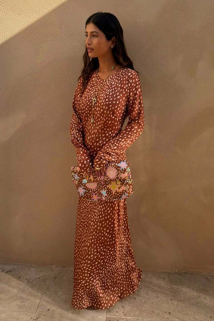 Deer Soho Print Dress - Wedding Guest | Never Fully Dressed Signature