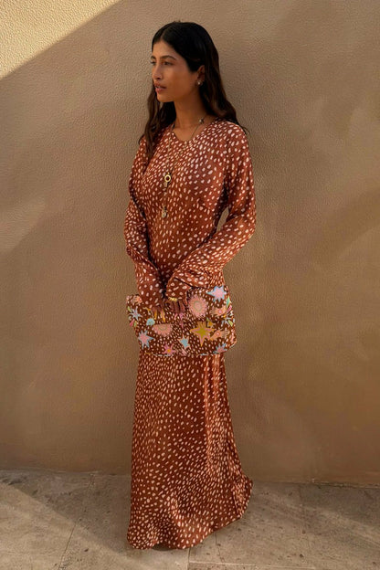 Deer Soho Print Dress - Wedding Guest | Never Fully Dressed Signature