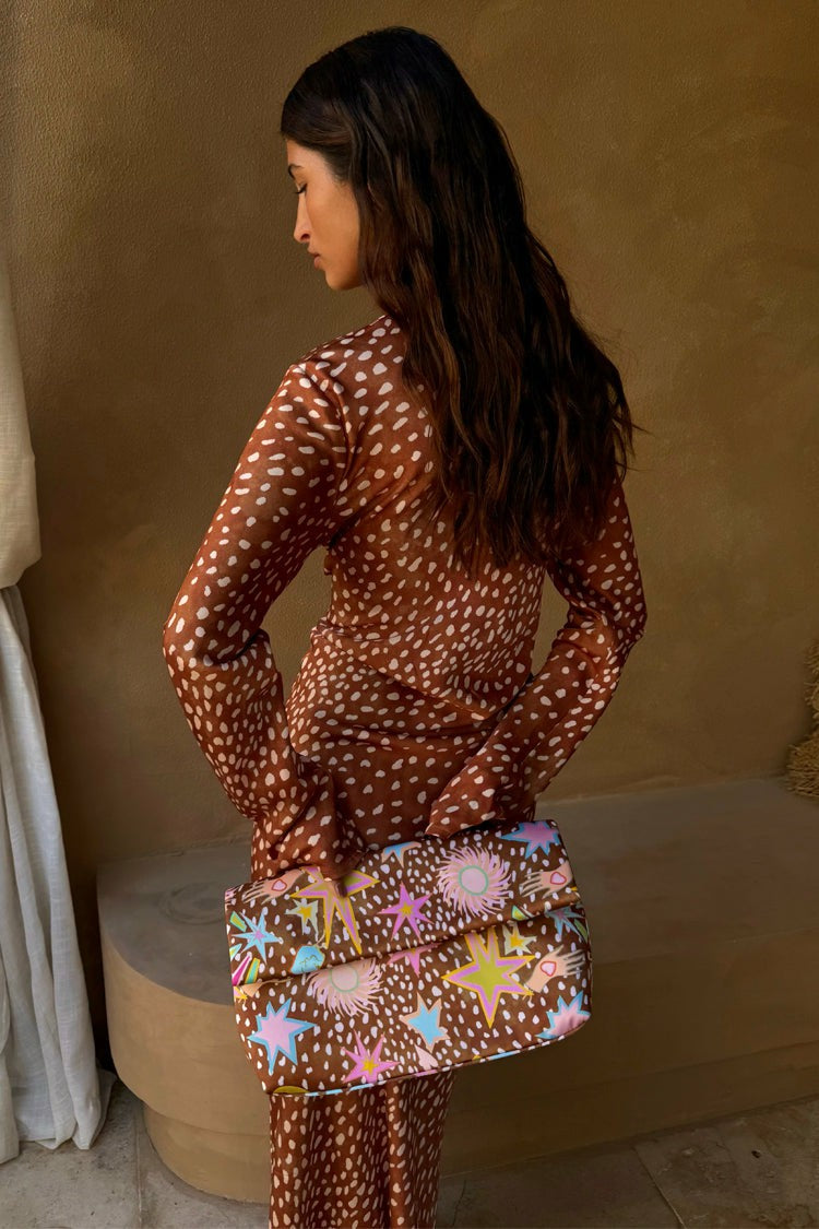 Deer Soho Print Dress - Wedding Guest | Never Fully Dressed Signature