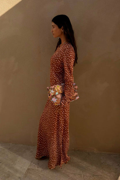 Deer Soho Print Dress - Wedding Guest | Never Fully Dressed Signature