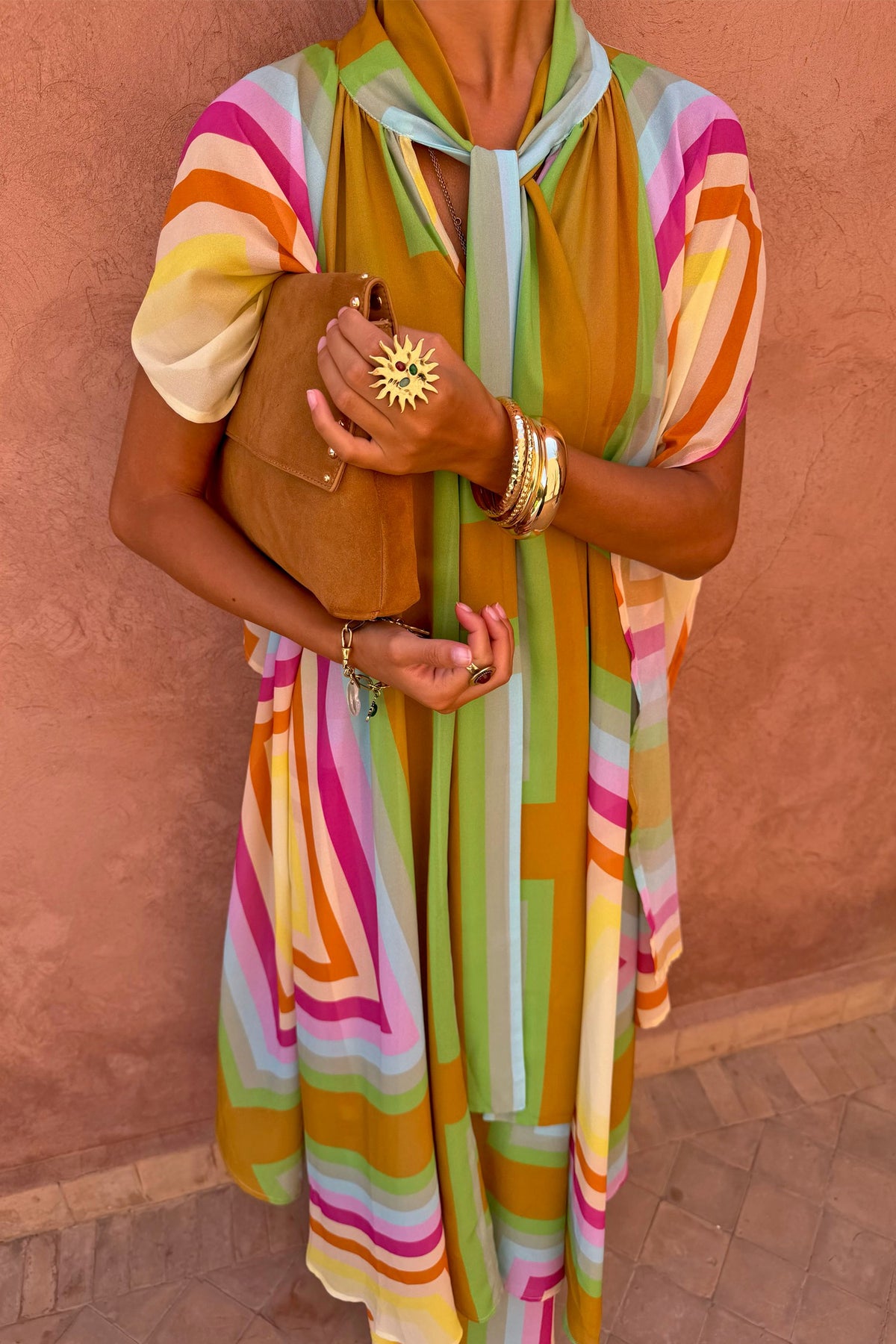 Bright Geo Stevie Maxi Dress | Never Fully Dressed Sale