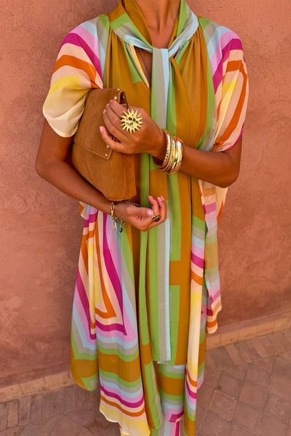 Bright Geo Stevie Maxi Dress | Never Fully Dressed Sale