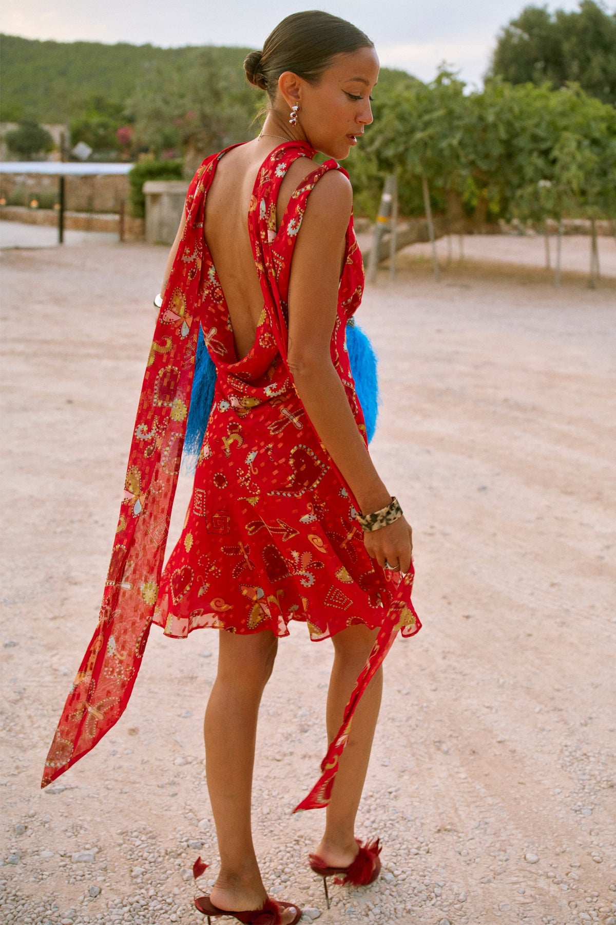 Red Astra Mini Sophie Dress | Never Fully Dressed Essential