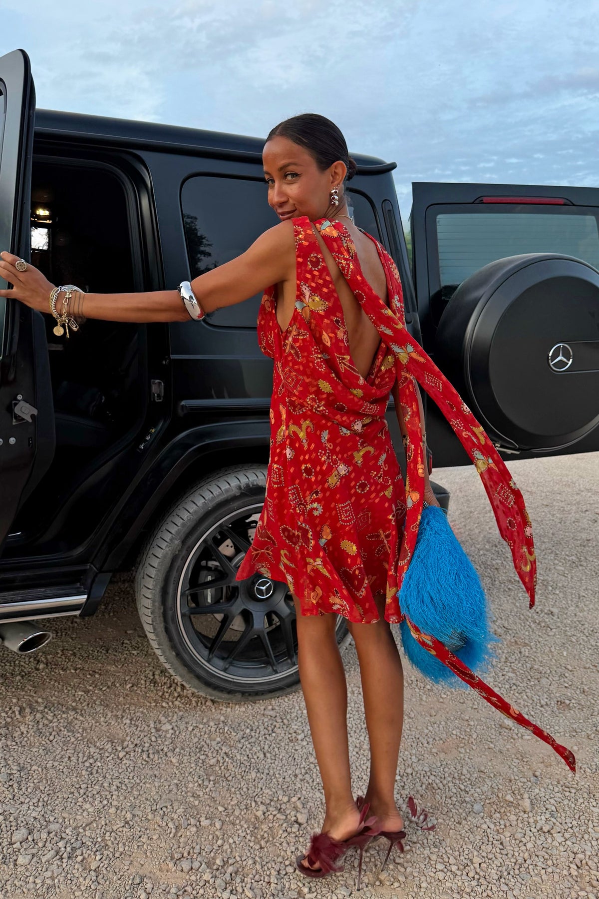 Red Astra Mini Sophie Dress | Never Fully Dressed Essential