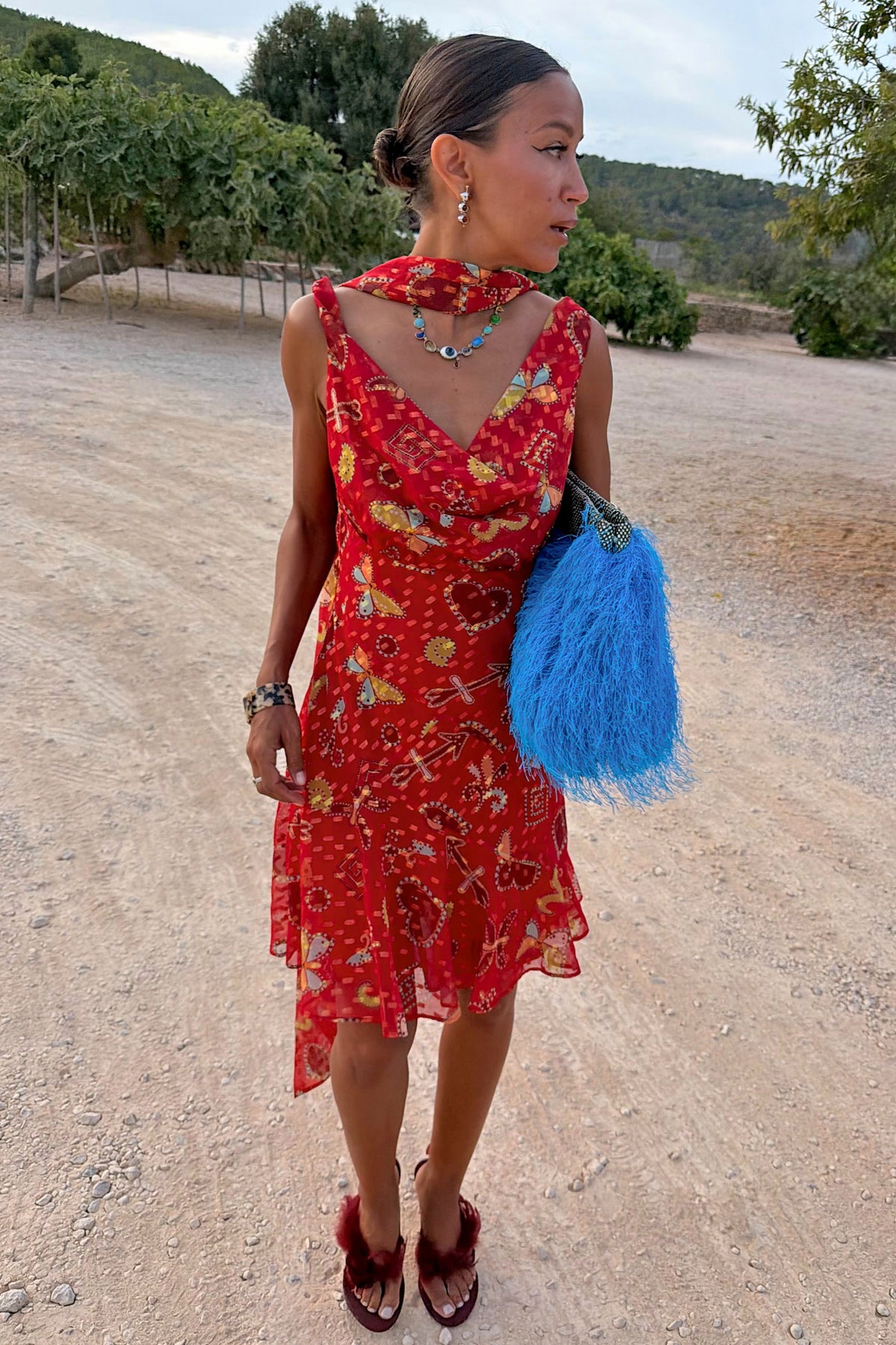 Red Astra Mini Sophie Dress | Never Fully Dressed Essential