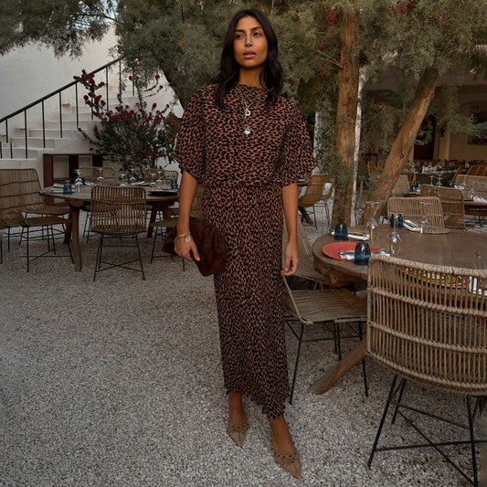 Lucia Leopard Tilly Dress | Never Fully Dressed Trending
