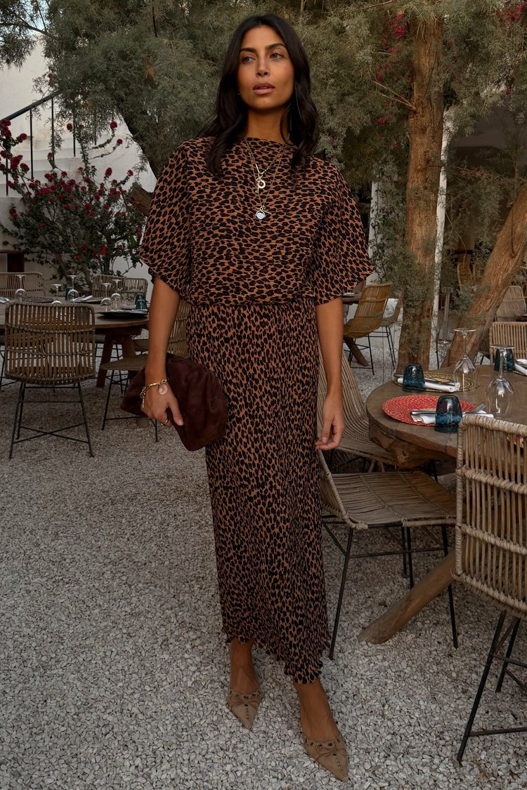 Lucia Leopard Tilly Dress | Never Fully Dressed Trending