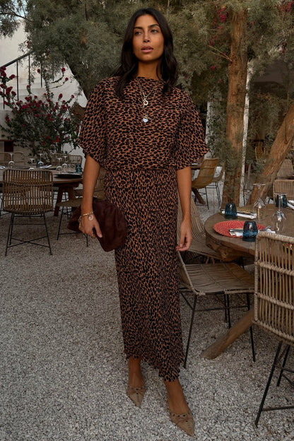 Lucia Leopard Tilly Dress | Never Fully Dressed Trending