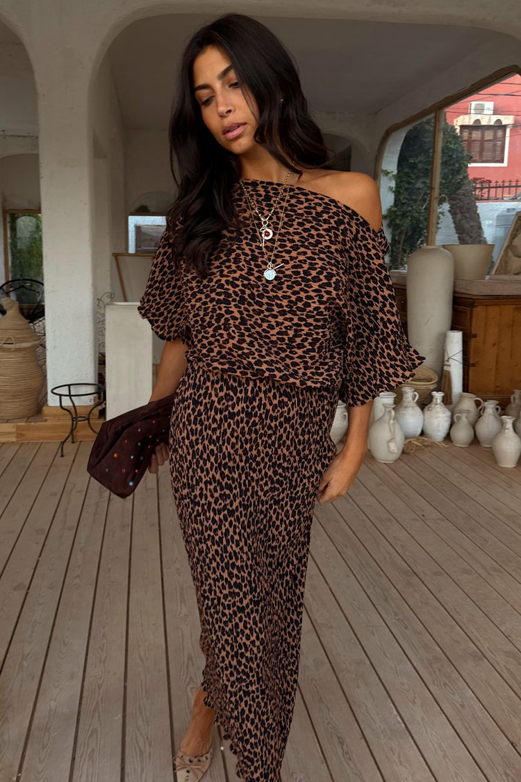 Lucia Leopard Tilly Dress | Never Fully Dressed Trending