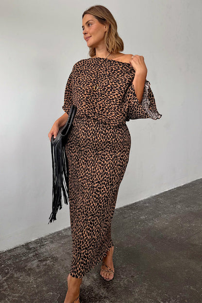 Lucia Leopard Tilly Dress | Never Fully Dressed Trending