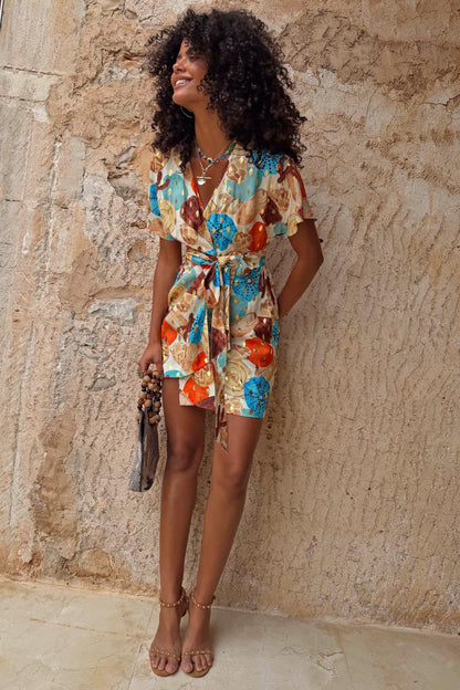Shell Mini Wrap Dress | Never Fully Dressed Top Pick