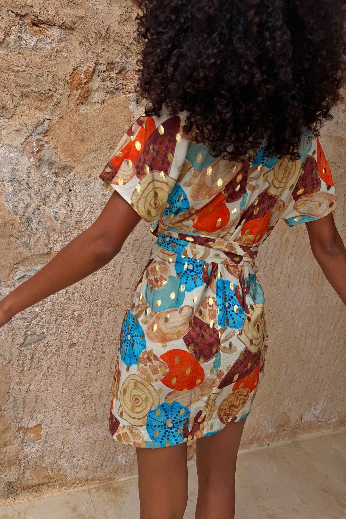Shell Mini Wrap Dress | Never Fully Dressed Top Pick