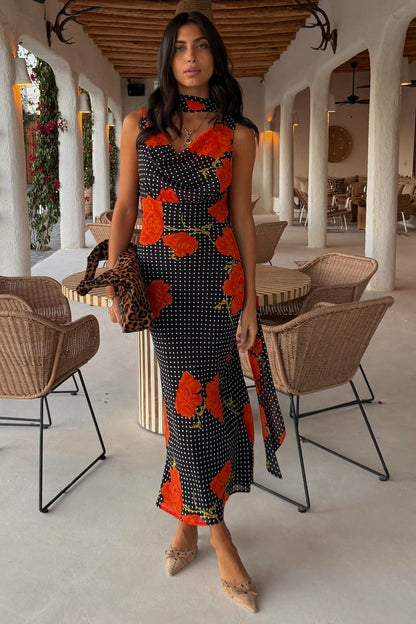 Black Poppy Sophie Dress - Wedding Guest Dress - Never Fully Dressed | Never Fully Dressed Essential