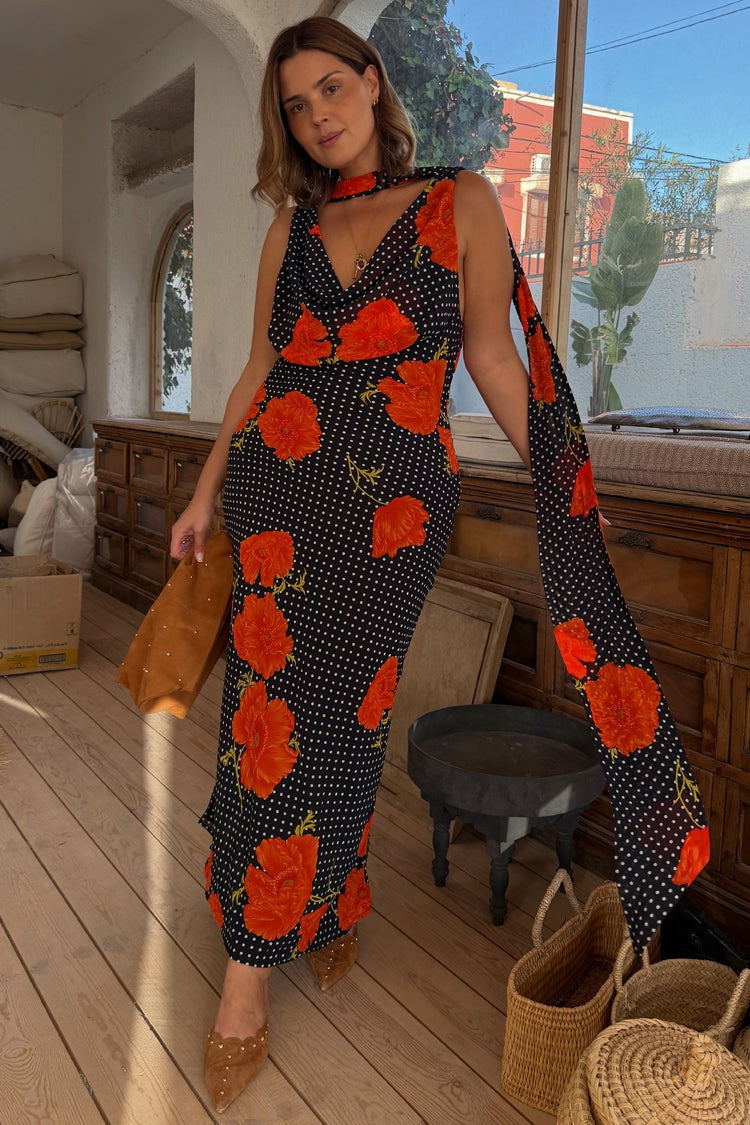 Black Poppy Sophie Dress - Wedding Guest Dress - Never Fully Dressed | Never Fully Dressed Essential