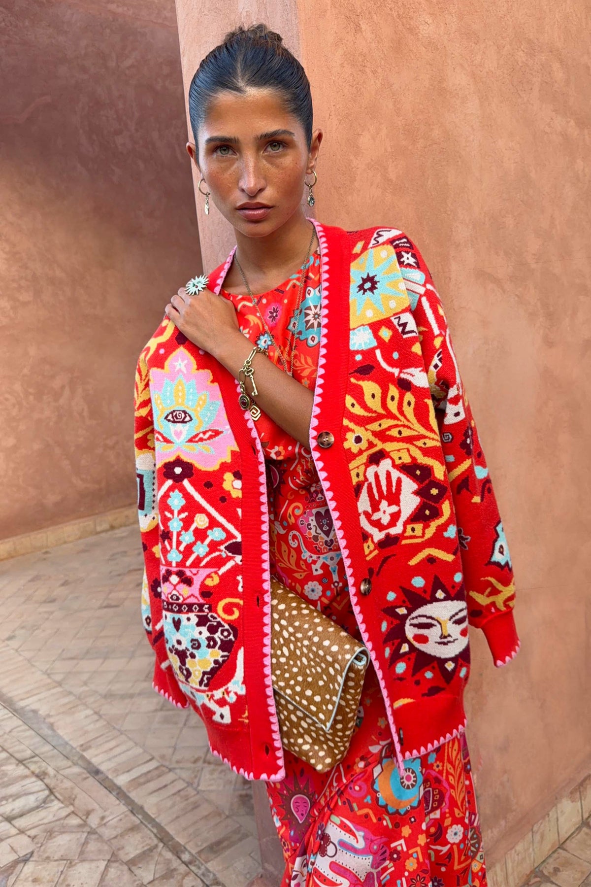 Tomato Tapestry Martha Cardigan | Never Fully Dressed Great Value