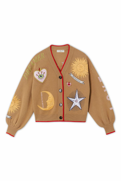 Camel Mystical Cardigan | Never Fully Dressed New