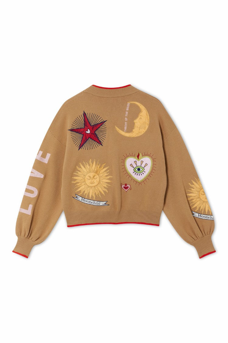Camel Mystical Cardigan | Never Fully Dressed New