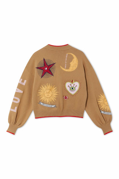 Camel Mystical Cardigan | Never Fully Dressed New