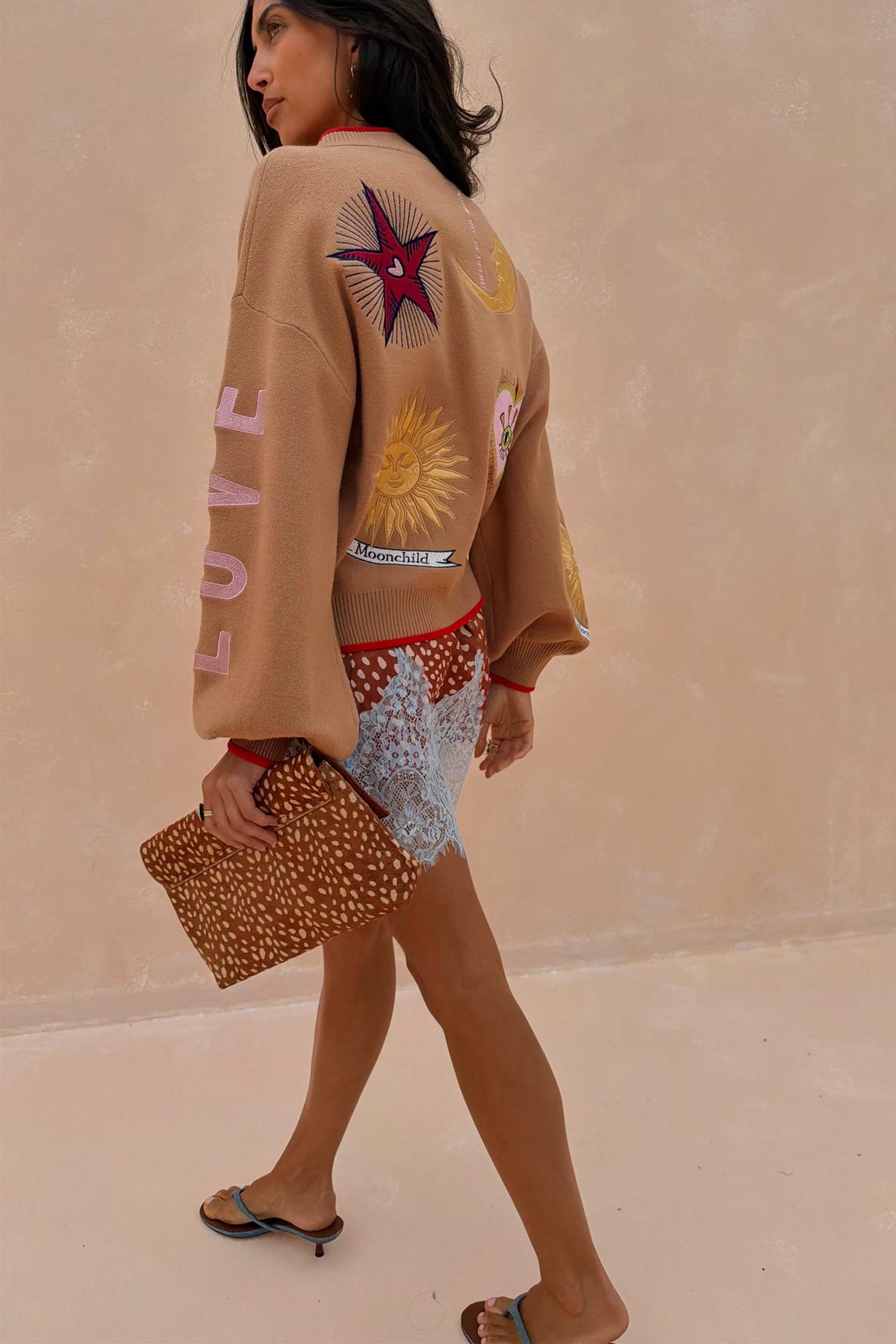 Camel Mystical Cardigan | Never Fully Dressed New