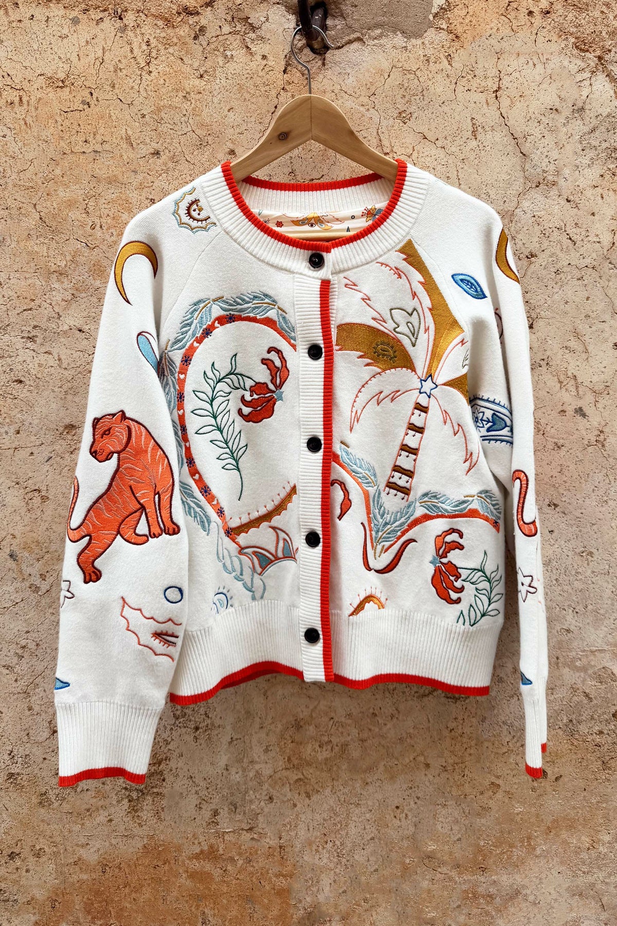 Cream Cheryl Tigress Cardigan | Never Fully Dressed Popular