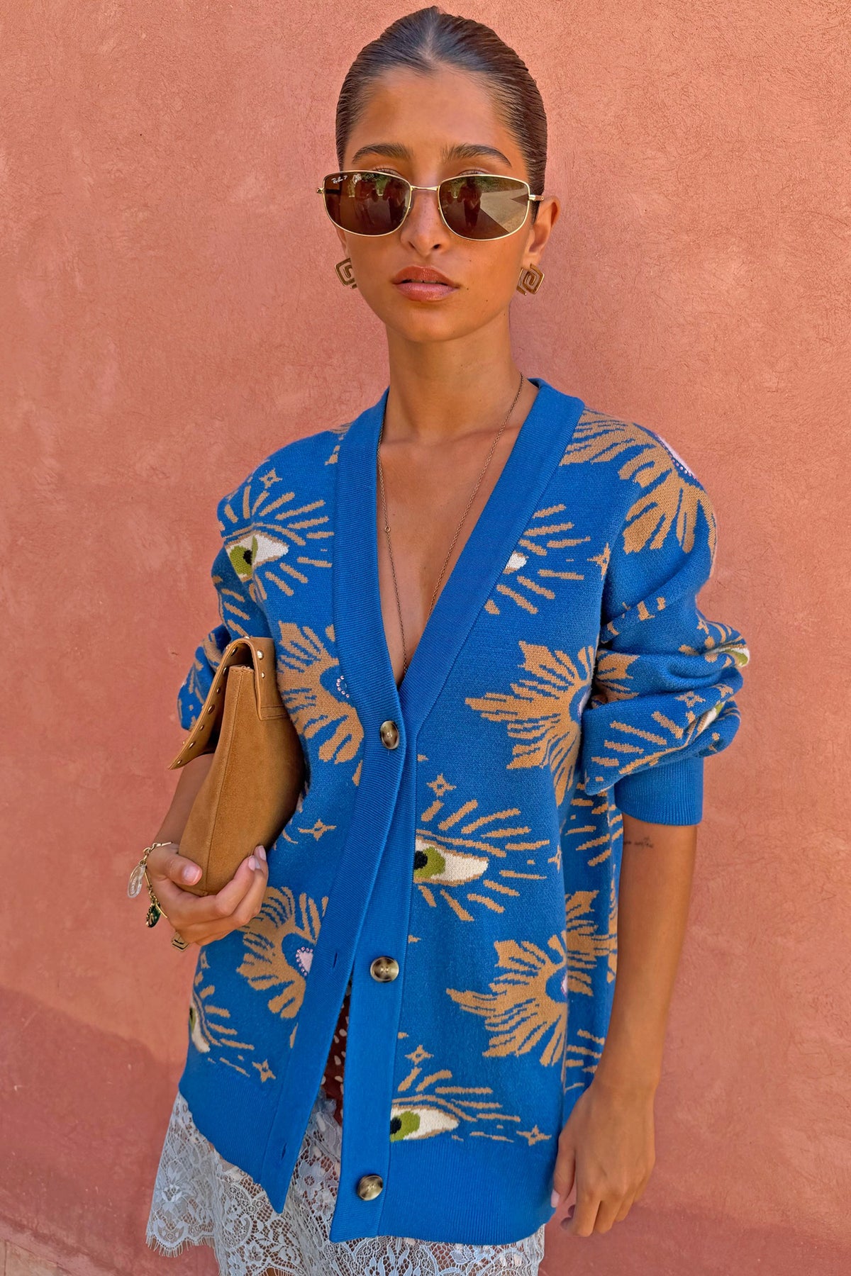 Blue Eye Cardigan - Designed in London | Never Fully Dressed Discount