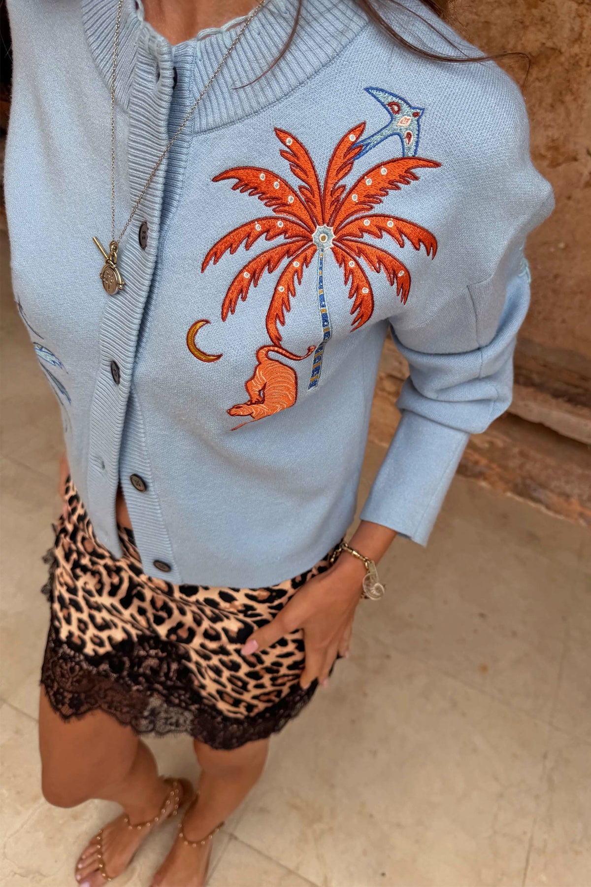 Blue Tigress Cardigan | Never Fully Dressed Smart Buy
