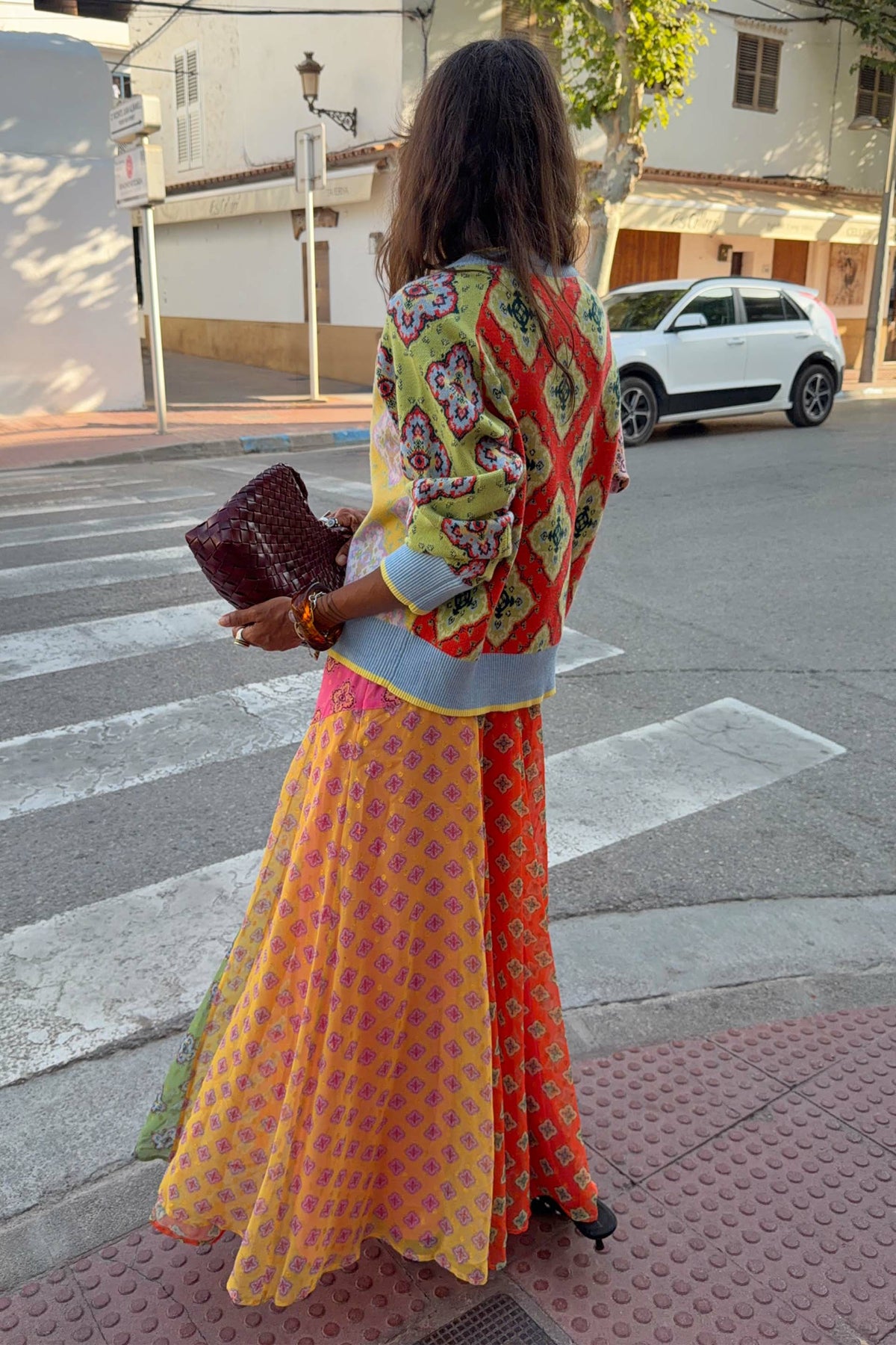 Pink Mix Tile Cheryl Cardigan | Never Fully Dressed New