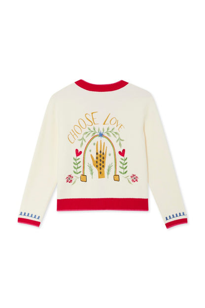 Choose Love Cardigan | Never Fully Dressed Trusted