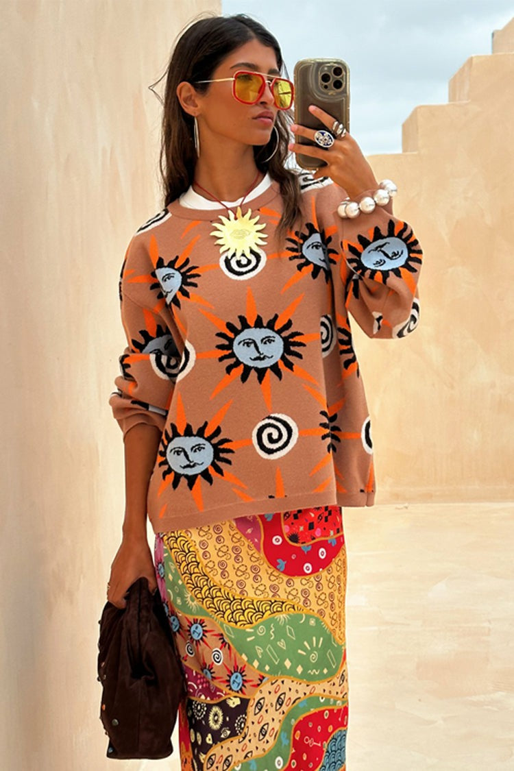 Tan Sun Copenhagen Jumper | Never Fully Dressed Signature