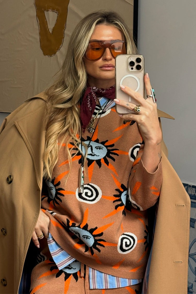 Tan Sun Copenhagen Jumper | Never Fully Dressed Signature