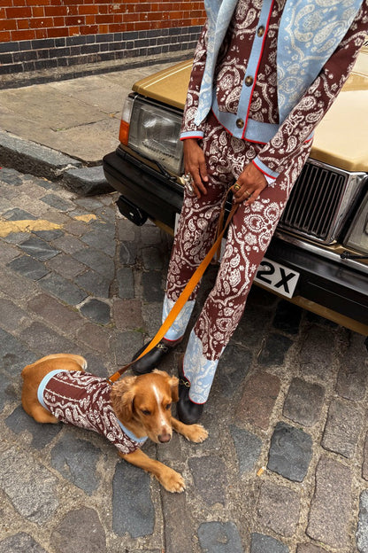 Chocolate Bandana Dog Jumper | Never Fully Dressed Trending
