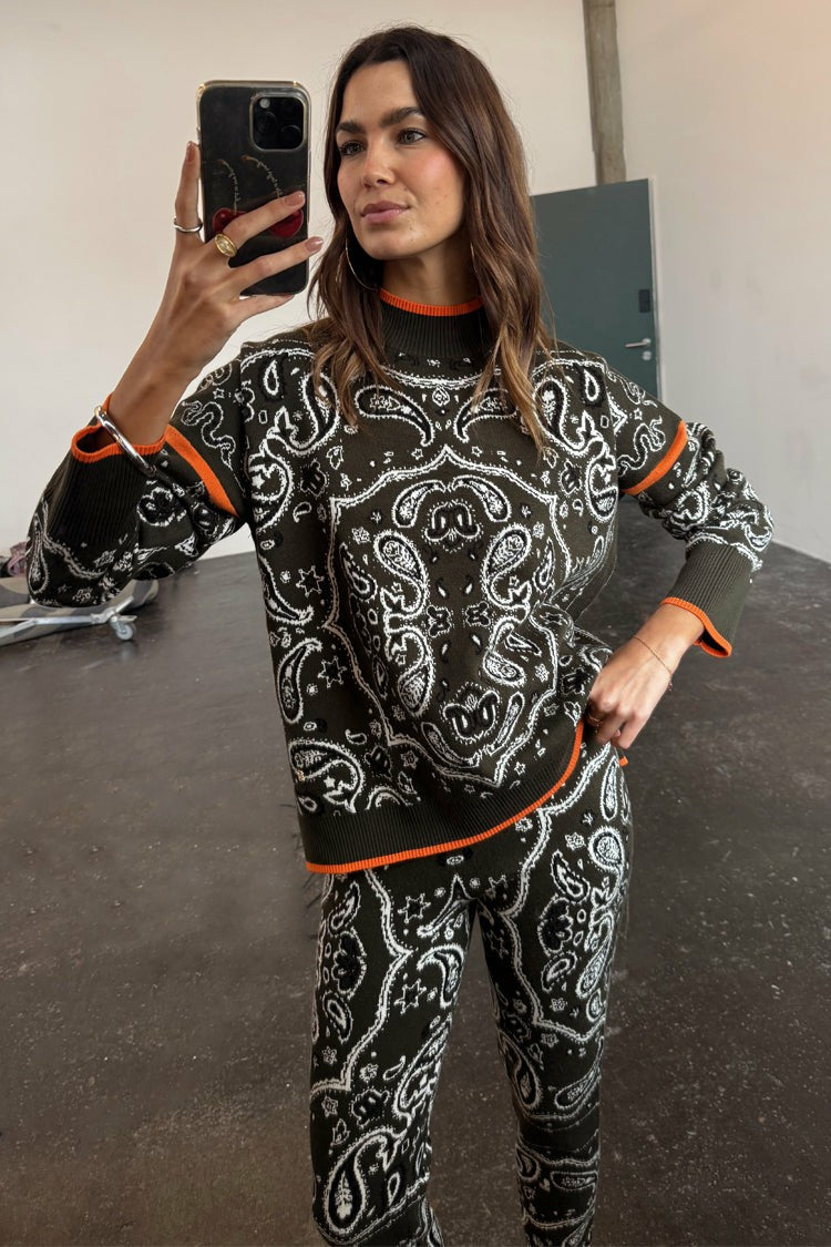 Khaki Bandana Dana Jumper | Never Fully Dressed Value