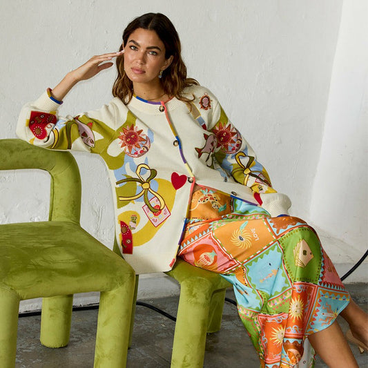 Multi Enchanted Cardigan | Never Fully Dressed Premium