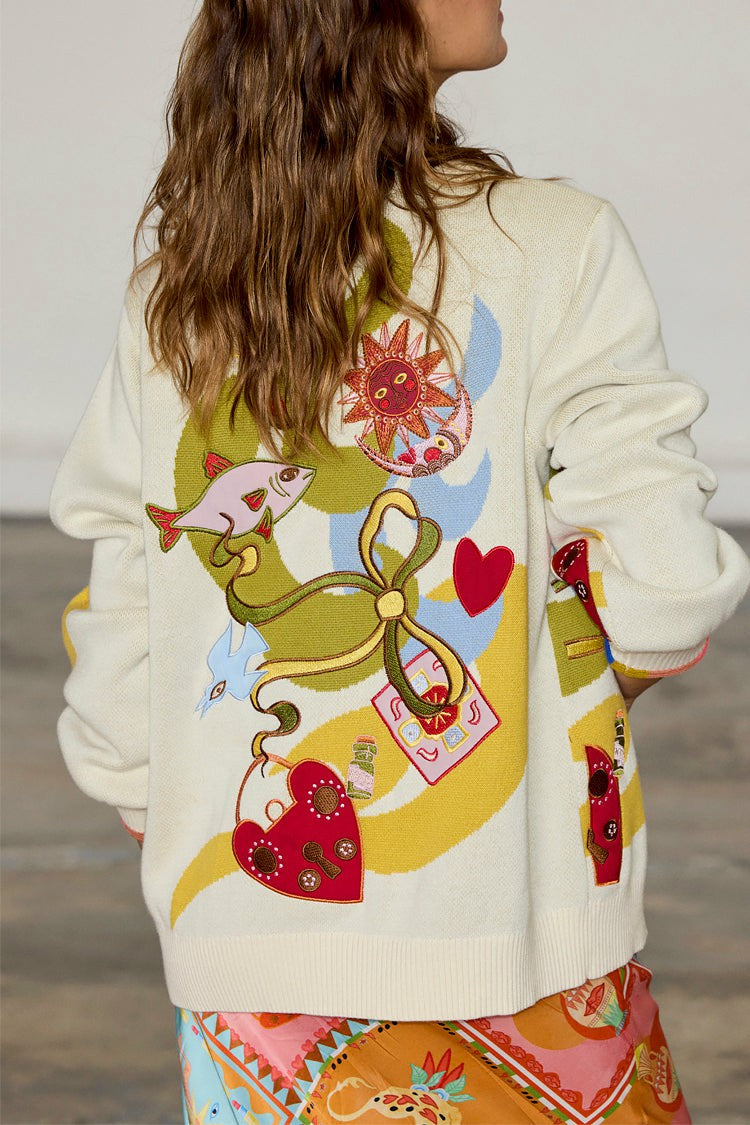 Multi Enchanted Cardigan | Never Fully Dressed Premium