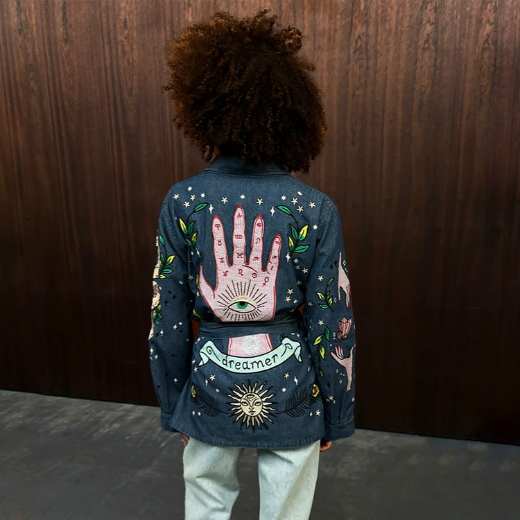 Denim Manifestation Jacket | Never Fully Dressed Sale
