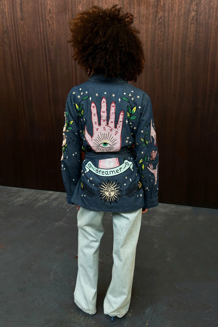 Denim Manifestation Jacket | Never Fully Dressed Sale