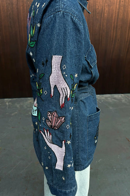 Denim Manifestation Jacket | Never Fully Dressed Sale