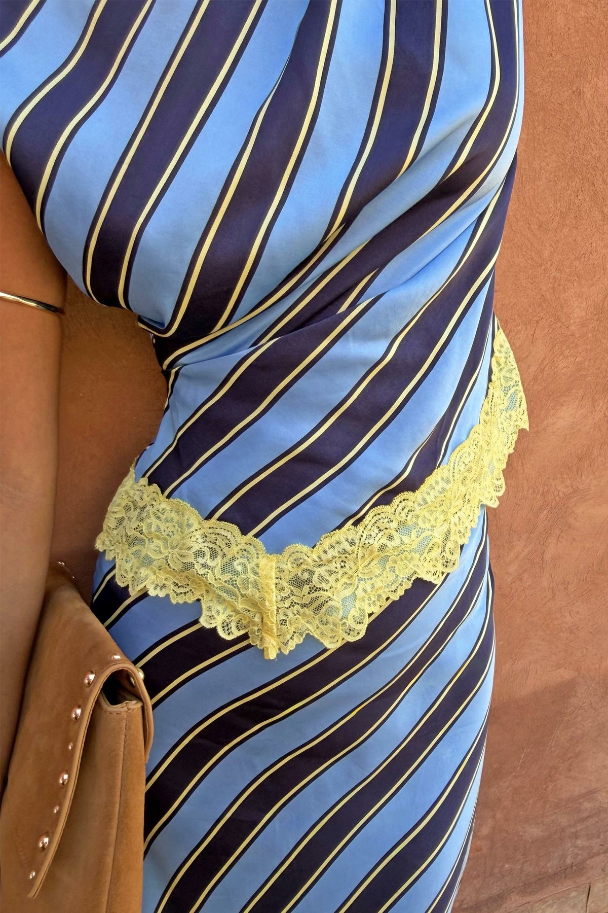 Stripe A-Symmetrical Top | Never Fully Dressed Latest