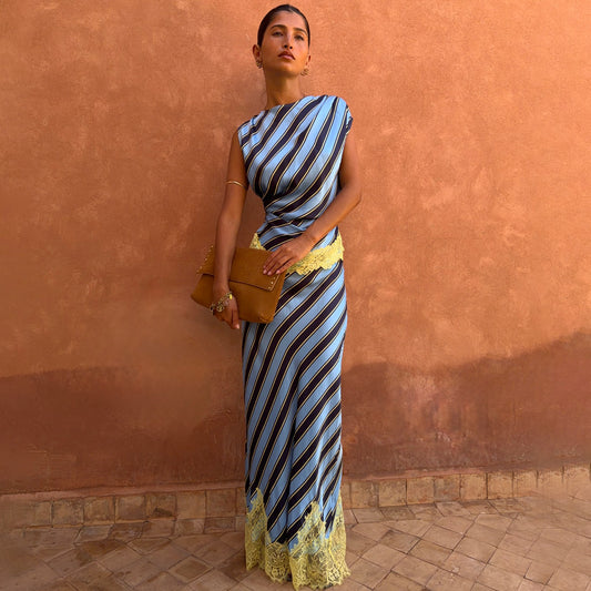 Stripe Maeva Midi Skirt | Never Fully Dressed Best Price