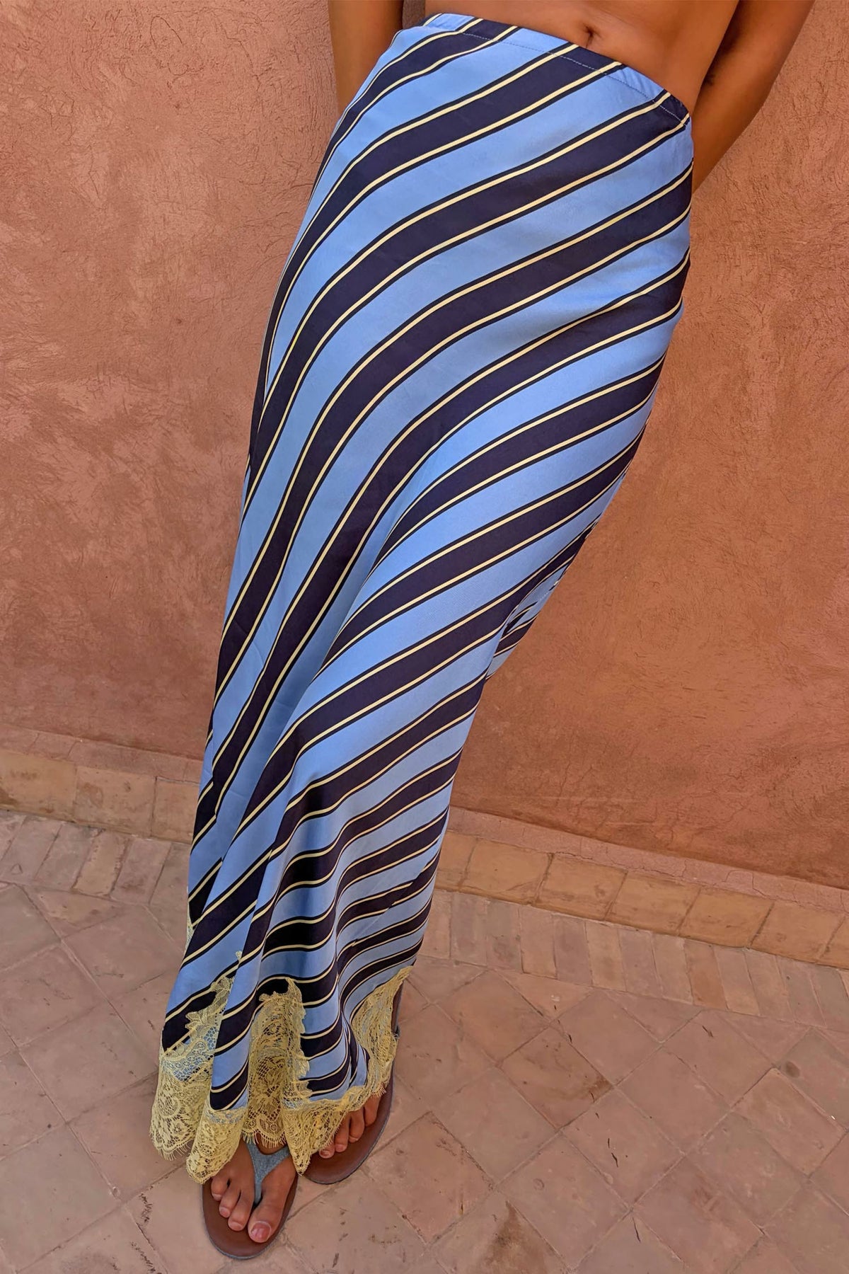 Stripe Maeva Midi Skirt | Never Fully Dressed Best Price