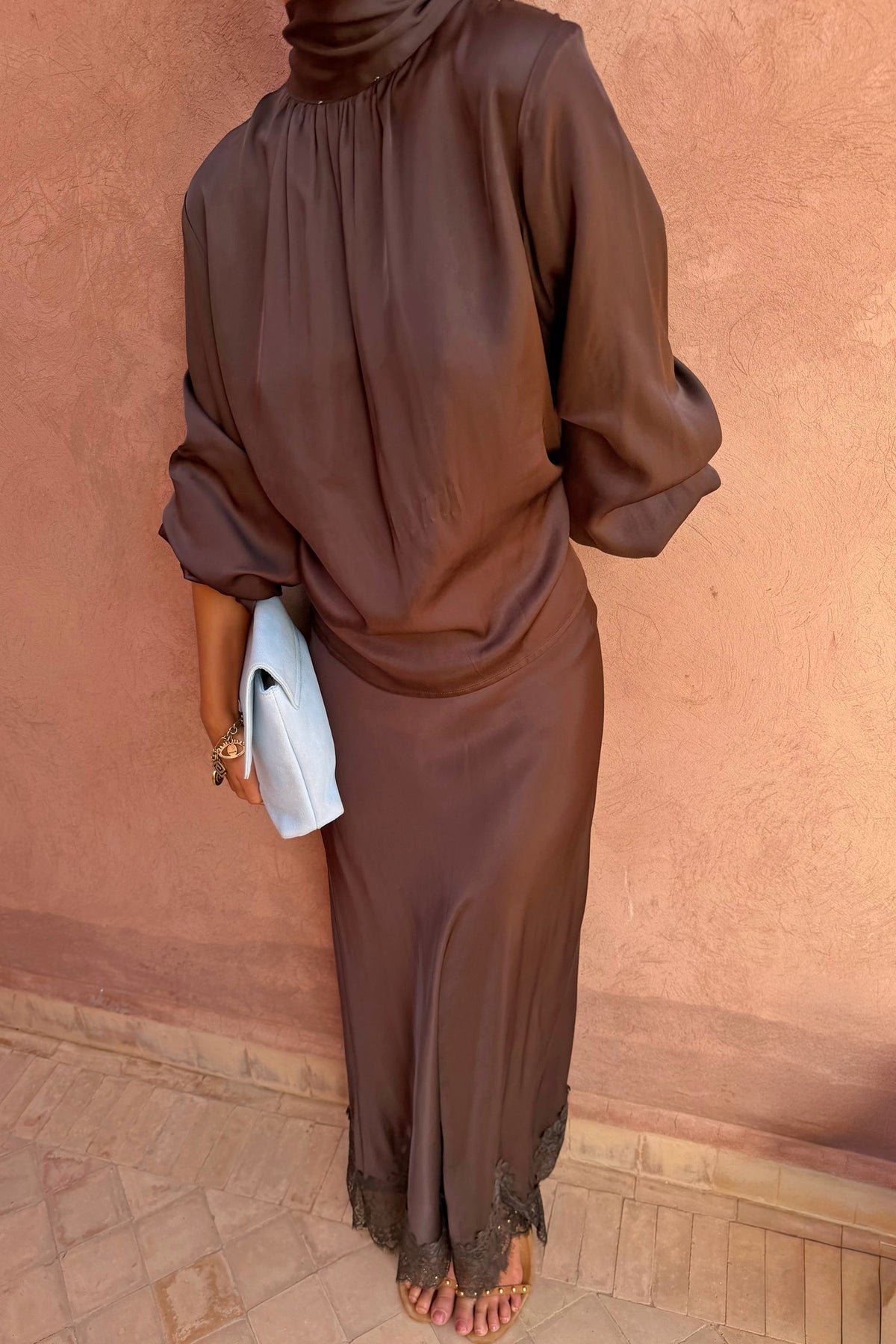 Chocolate Midi Maeva Skirt | Never Fully Dressed Popular