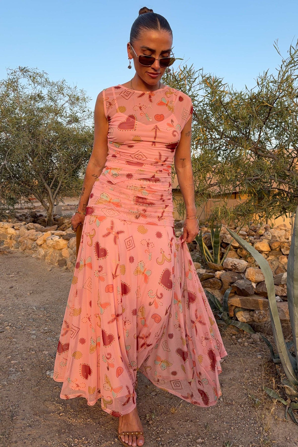 Pink Astra Lace Maxi Skirt | Never Fully Dressed Premium
