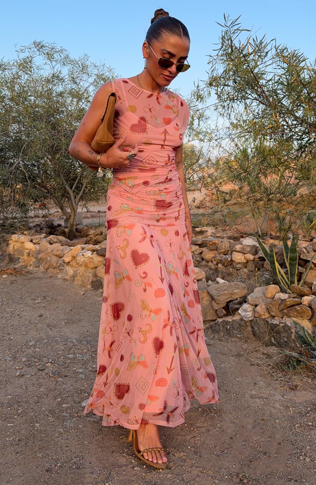 Pink Astra Lace Maxi Skirt | Never Fully Dressed Premium